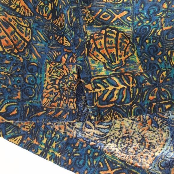 Scandia Woods Mens Multicolor Button Down Short Sleeve Cotton Shirt -Size L -GUC - Picture 6 of 10